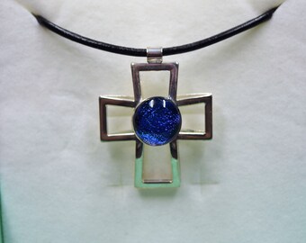 Dichroic and Silver Necklace! Shipping Included!!