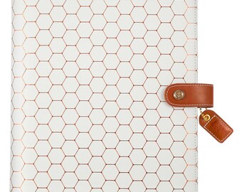 Copper Hexagon Color Crush Composition Planner • Free Washi Tape (CP001-H)