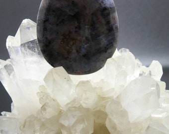Natural Labradorite Teardrop Pendant.