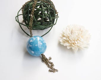 Necklace with ceramic Pendant