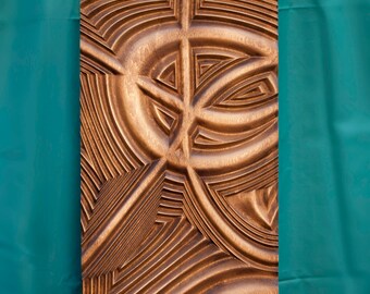 Wood wall art, home decor, bas-relief sculpture, woodcarving