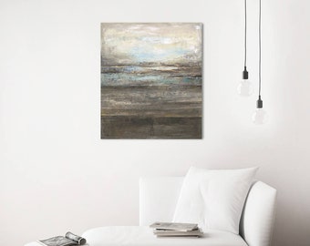 Abstract Oil Painting Landscape, Canvas Painting Original, Oil Painting On Canvas, Grey Painting, Modern Abstract Art Oil Painting Original