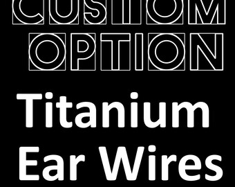 Custom Option Upgrade: Titanium Earwires