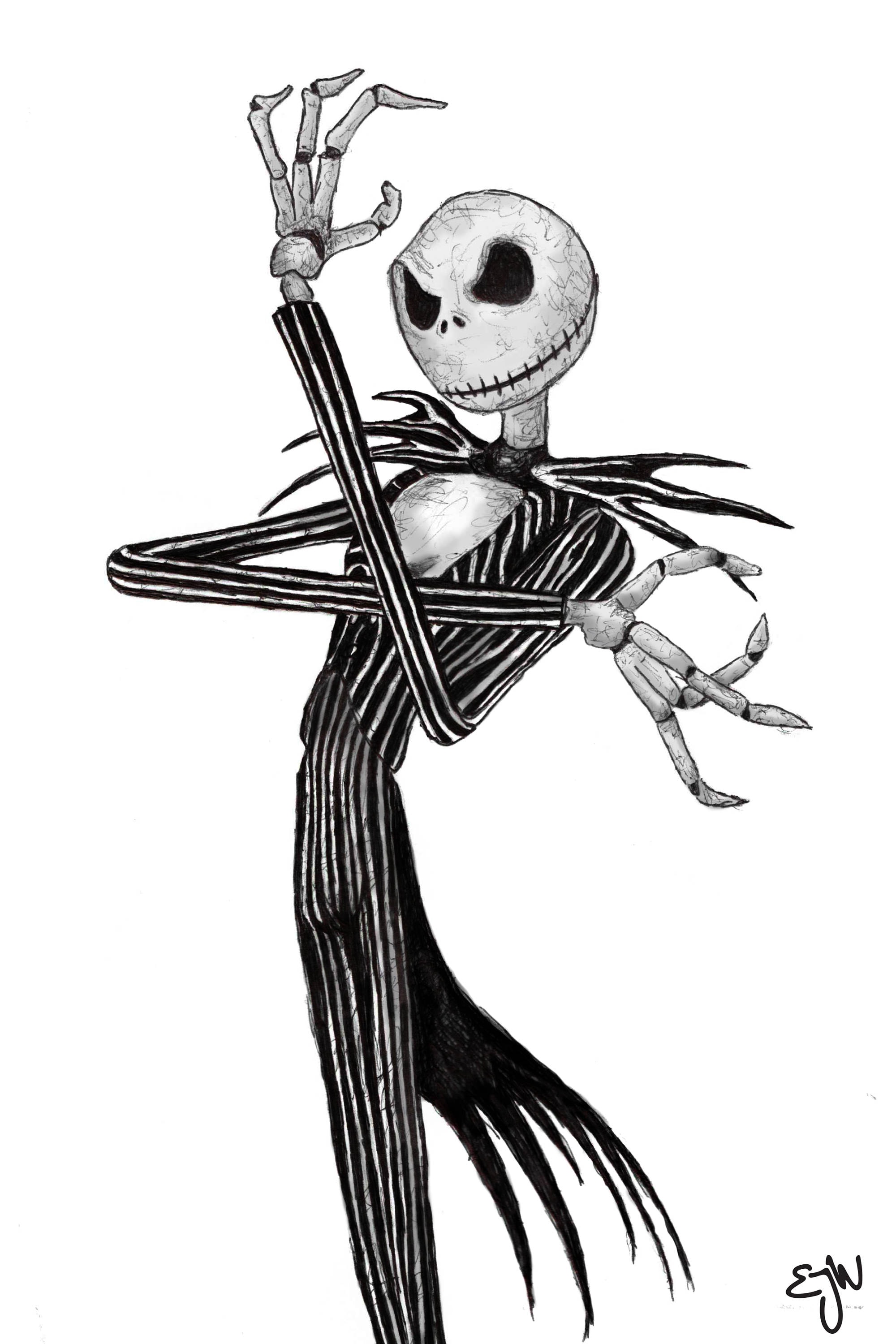 Jack Skellington Art Print