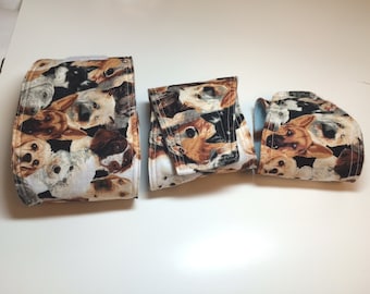 Belly Bands for House Training Puppy - Puppy Dog faces