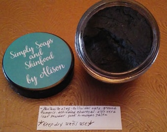 Positively Pure Charcoal/Tumeric Cleansing Grains & Mask