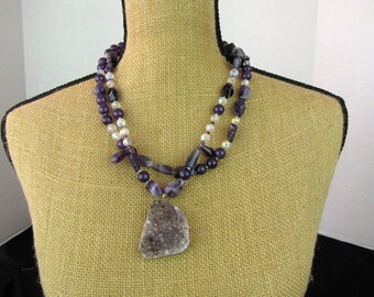 Amethyst, Drusy and Crystal