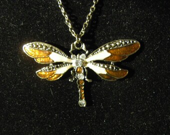 FIREFLY necklace 18" chain WOODLAND colors