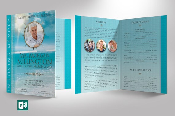oceanic funeral program large publisher template 4 pages 6 program templates for publisher