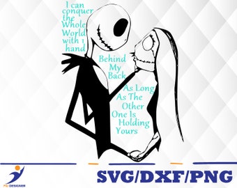 Jack and sally svg | Etsy