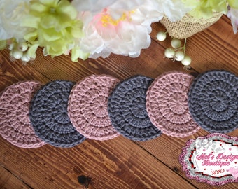 cotton scrubbies - cotton rounds - 100% cotton scrubbies - scrubbies - crochet cotton rounds - crochet - facial cleansing pads - face pads