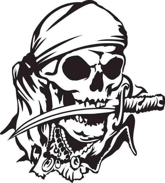 PIRATE SKULL SVG