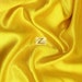 Solid Shiny Bridal Satin Fabric - YELLOW - By The Yard Bridesmaid Dresses Table Runners Wedding Gowns Party Decorations