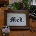 Meh cross stitch pattern - instant download