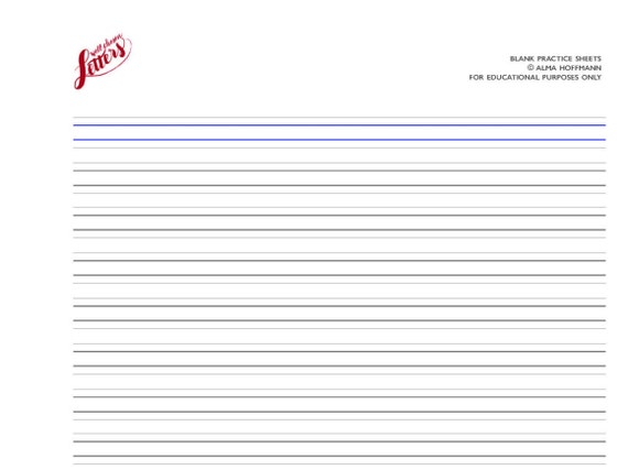 Hojas De Practica De Caligrafia