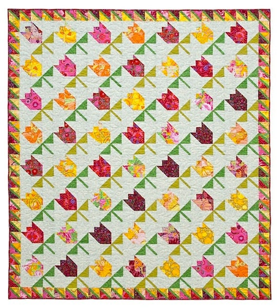 Download Tulips Quilt Pattern
