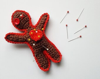 Voodoo Doll Pin Cushion PDF crochet pattern