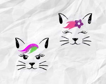 Free Free 177 Cat Whiskers Cat Face Svg Free SVG PNG EPS DXF File