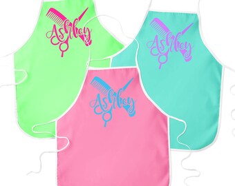 Personalized Hair Stylist Design Apron - Choose Your Colors - Design Your Own