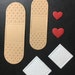 Band-Aids Diecuts -- 6 piece set