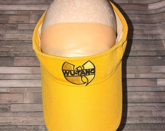 Vintage 90's Yellow Wu-Tang Visor