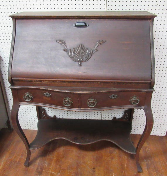 Drop front desk