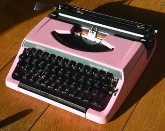 Pick A Color - Custom made Pink brother 220 deluxe - Working Vintage Typewriter