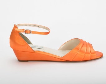 chaussures orange mariage