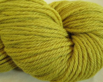 Plant-Dyed Wool Yarn - Bulky - Foraged Natural Dye - Goldenrod - YAB101732 - 100 grams