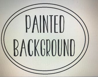 Painted background