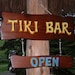 Tiki Bar open/still open sign