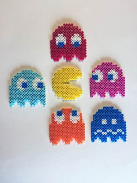 Pac-Man Perler Bead Sprites Pack