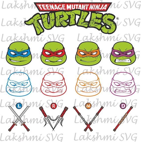 Download Ninja Turtle Svg Ninja Head Mask Svg Silhouette Clip art