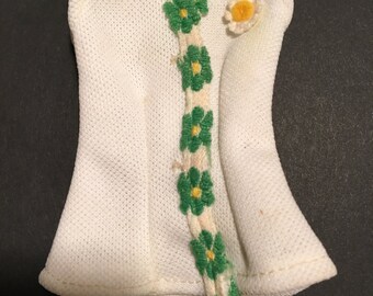 Dusty Doll Sleevless White Top 1970's