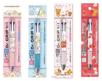Dr. Grip 4+1 x Sumikko Gurashi, Rilakkuma and Moomin Ballpen
