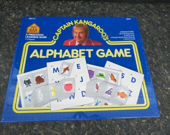 Captain Kangaroo Alphabet Game (new in box)