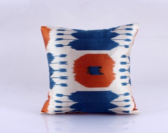 Ikat Pillow, Hand Woven Ikat Pillow Cover, Ikat throw pillows, Ikat Pillow, Designer pillows, Decorative pillows, Accent pillows