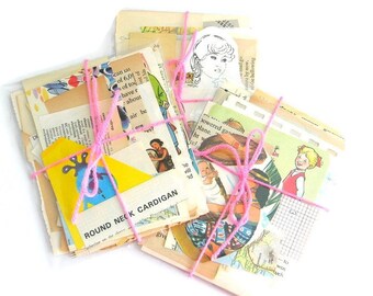 Paper Ephemera for Junk Journals Bullet Journals Scrapbooking Smash Books VINTAGE Papers for Collage Papercrafting Project Life Snail Mail