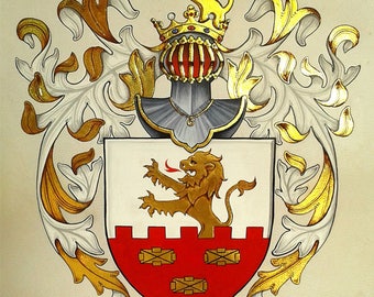 Personalised heraldry/Tania Crossingham/Coat of Arms/Amorial achivement/family crest