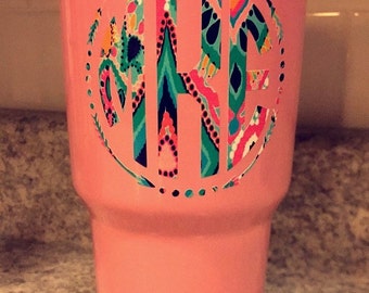 Lilly Pulitzer inspired Decal