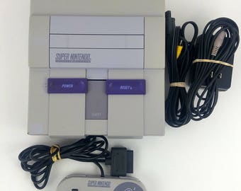 Super Nintendo Console Bundle testé fonctionne SNES