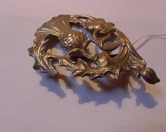 antique belt buckle art nouveau