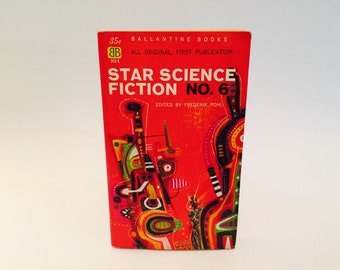 Vintage Sci Fi Book Star Science Fiction No. 6 Edited by Freerik Pohl 1959 Paperback Anthology