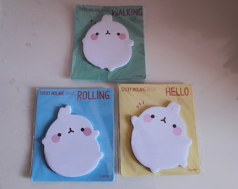 Kawaii / post-it molang le lapin mignon