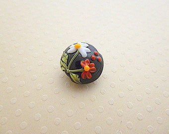 Handcrafted bead glass 15 x 15 mm - GBPB 0921