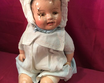 1930s Composition chubby Baby Doll