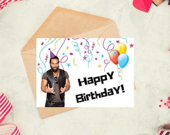 Awesome 55 Jason Momoa Happy Birthday Card