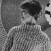 1960s Retro Atomic Sweater -- Quick Knit -- PDF KNITTING PATTERN