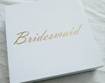 Personalized Gift Box Birthday Present Valentines Day Bridal Shower Wedding Gift Glitter Gold Baby Shower 20 30 40 50 Party Gift bridesmaid