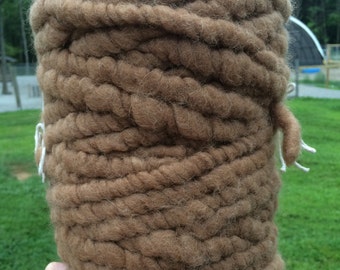 100 % Alpaca Fawn Core Spun Yarn